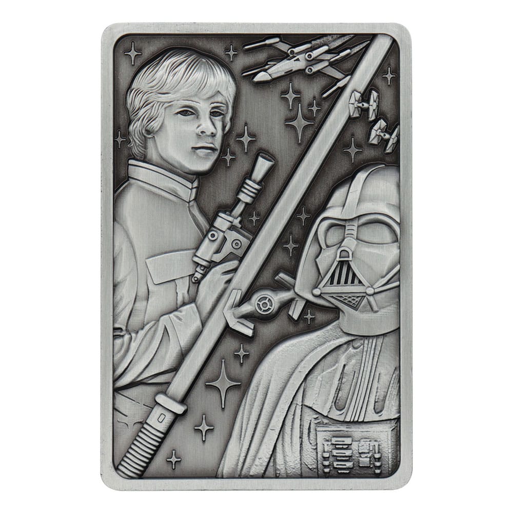SU ORDINAZIONE Star Wars Ingot Luke and Vader Limited Edition