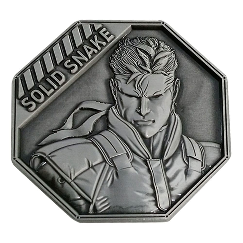 SU ORDINAZIONE Metal Gear Solid Collectable Coin Solid Snake Limited Edition