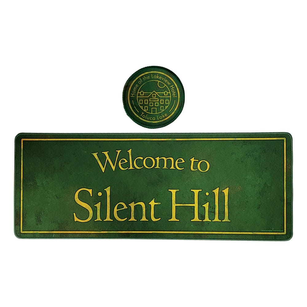 MADE TO ORDER Silent Hill Desk Pad &amp; Coaster Set