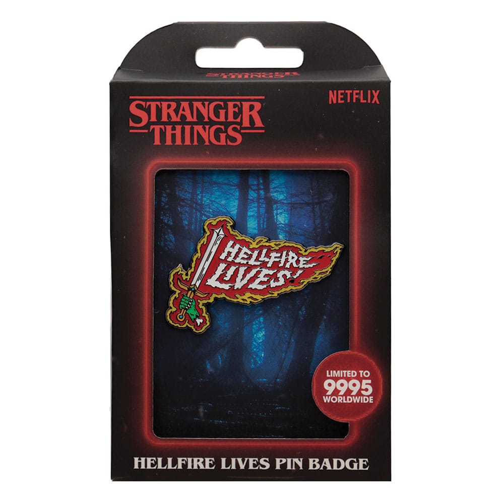 🧪 LAB | SU ORDINAZIONE Stranger Things Pin Badge Hellfire Lives Limited Edition     