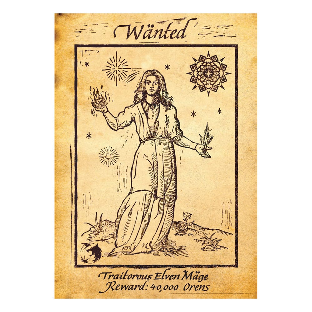 🧪 LAB | SU ORDINAZIONE The Witcher Art Print Limited Edition 42 x 30 cm