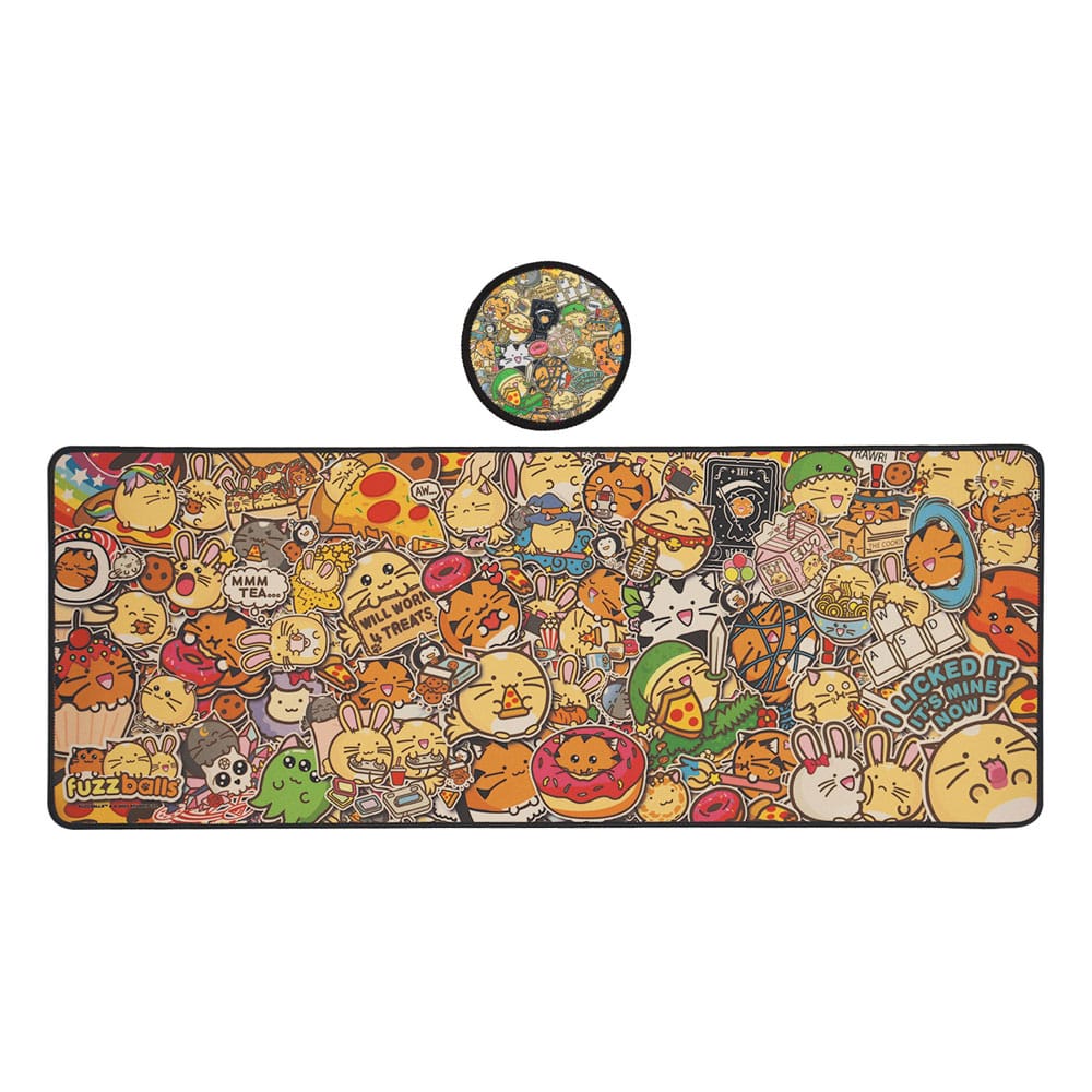 SU ORDINAZIONE Fuzzballs Desk Pad & Coaster Set