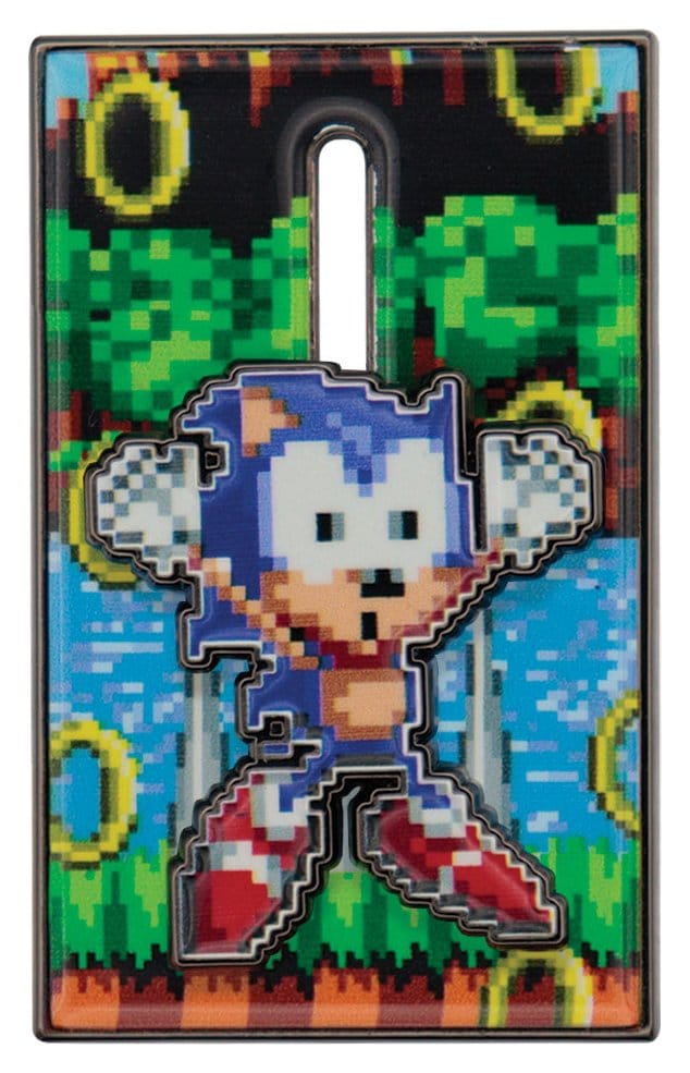 🧪 LAB | SU ORDINAZIONE Sonic The Hedgehog Pin Badge Moving