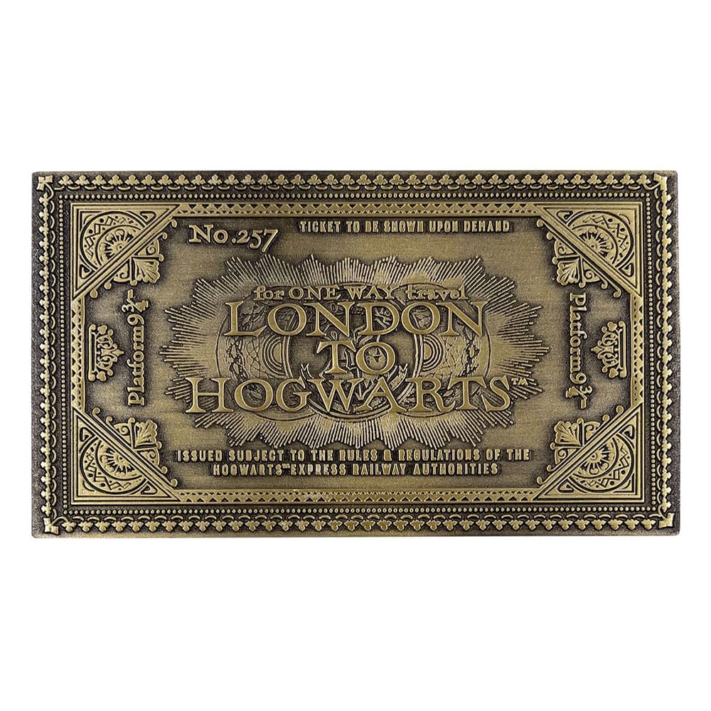 SU ORDINAZIONE Harry Potter Replica Hogwarts Train Ticket Limited Edition