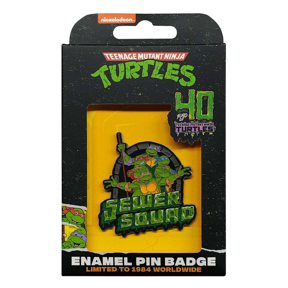🧪 LAB | SU ORDINAZIONE Teenage Mutant Ninja Turtles Pin Badge 40th Anniversary Limited Edition