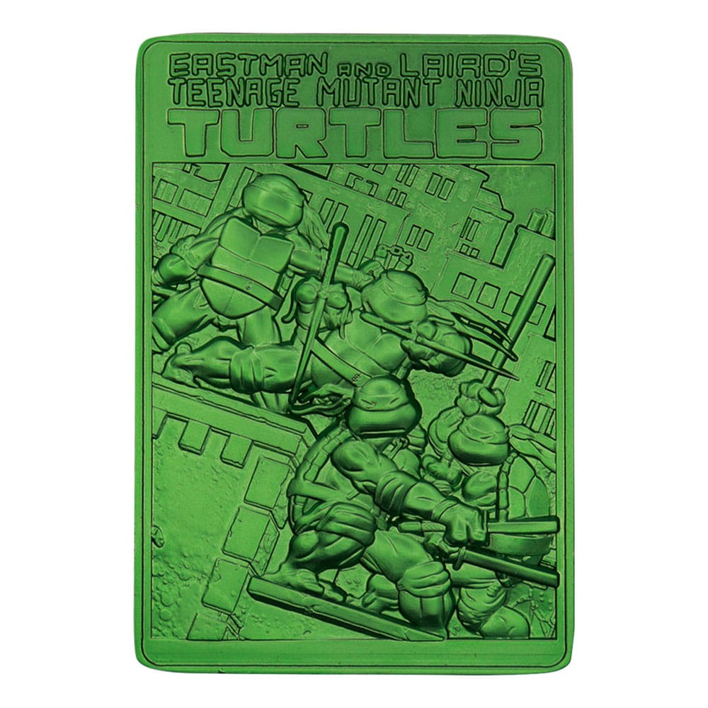 SU ORDINAZIONE Teenage Mutant Ninja Turtles Ingot 40th Anniversary Green Limited Edition