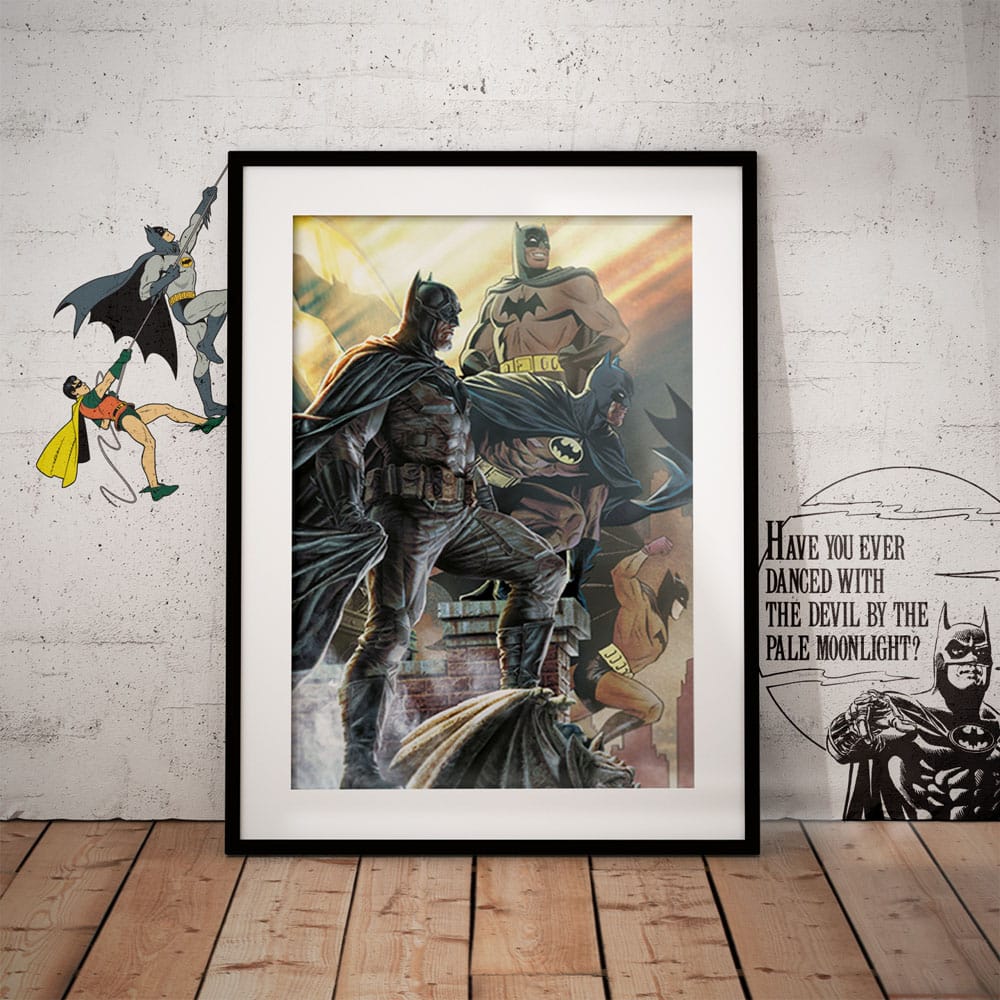 🧪 LAB | SU ORDINAZIONE DC Comis Art Print Batman 85th Anniversary Limited Edition 42 x 30 cm 