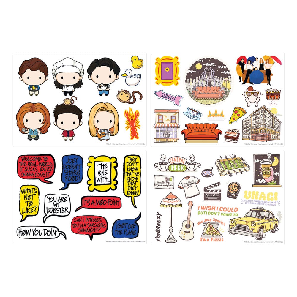 AUF BESTELLUNG HERGESTELLTES Friends Tech Sticker Pack *SONDERPREIS*