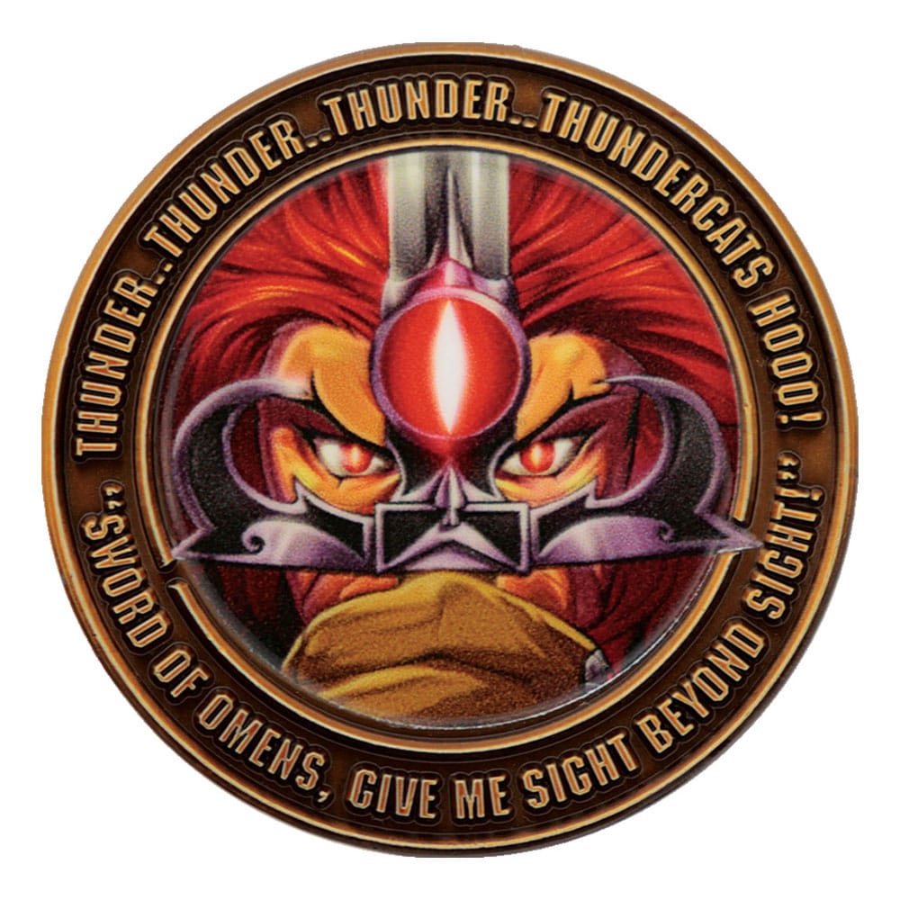 SU ORDINAZIONE ThunderCats Collectable Coin Lion-O 40th Anniversary Limited Edition
