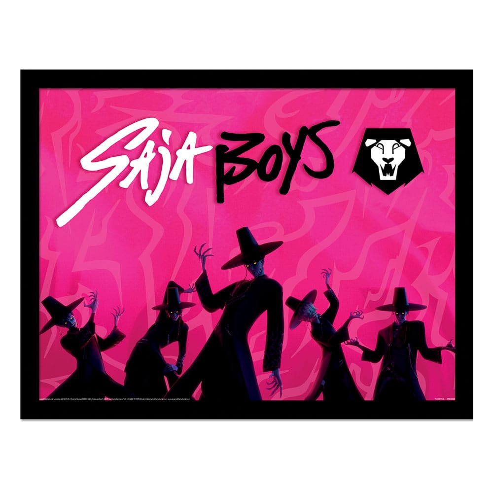 🧪 LAB | SU ORDINAZIONE KPop Demon Hunters Collector Print Framed Poster Saja Boys Idol
