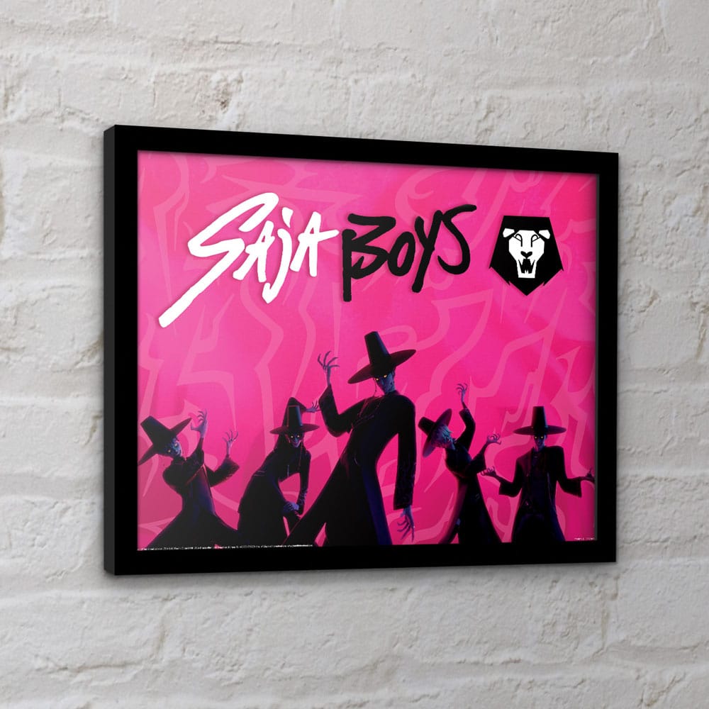 🧪 LAB | SU ORDINAZIONE KPop Demon Hunters Collector Print Framed Poster Saja Boys Idol