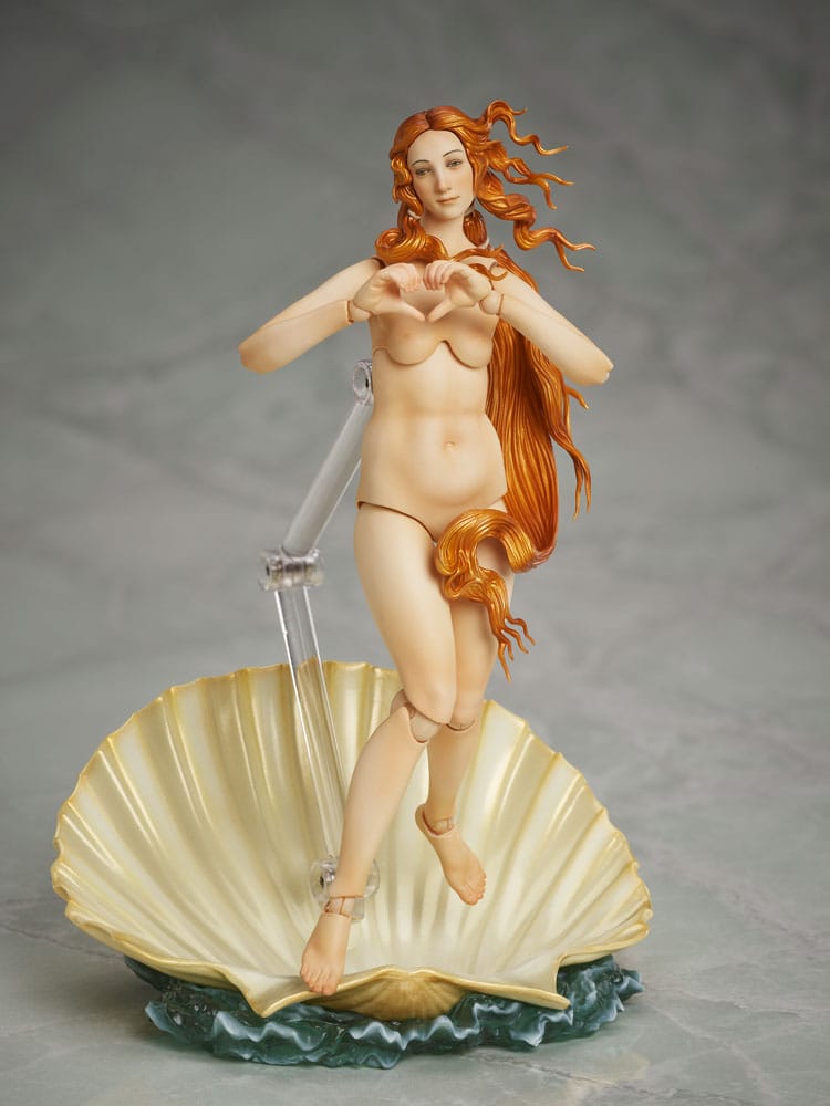 PREORDINE+ 03/2026 The Table Museum Figma Action Figure Botticelli´s The Birth of Venus 15 cm