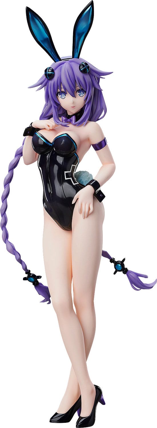 SU ORDINAZIONE Hyperdimension Neptunia PVC Statue 1/4 Purple Heart: Bare Leg Bunny Ver. 47 cm *PREZZO SPECIALE*
