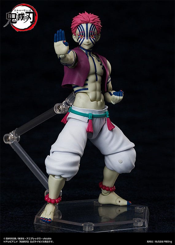 SU ORDINAZIONE Demon Slayer: Kimetsu no Yaiba Figma Action Figure Akaza 15 cm