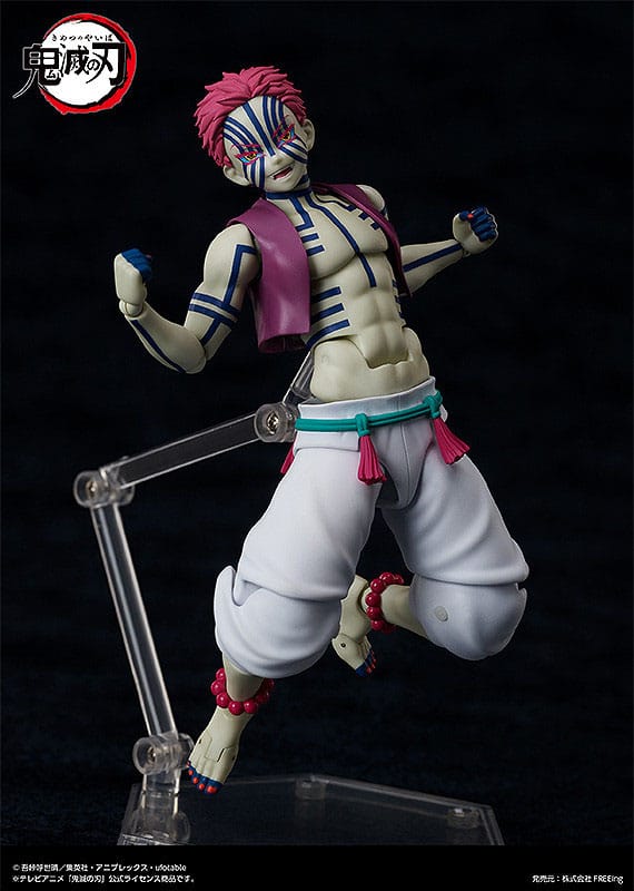 SU ORDINAZIONE Demon Slayer: Kimetsu no Yaiba Figma Action Figure Akaza 15 cm