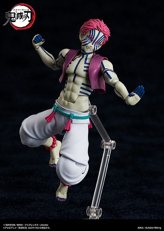 SU ORDINAZIONE Demon Slayer: Kimetsu no Yaiba Figma Action Figure Akaza 15 cm