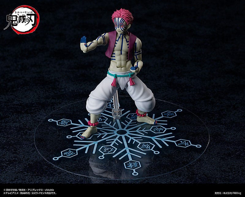 SU ORDINAZIONE Demon Slayer: Kimetsu no Yaiba Figma Action Figure Akaza 15 cm
