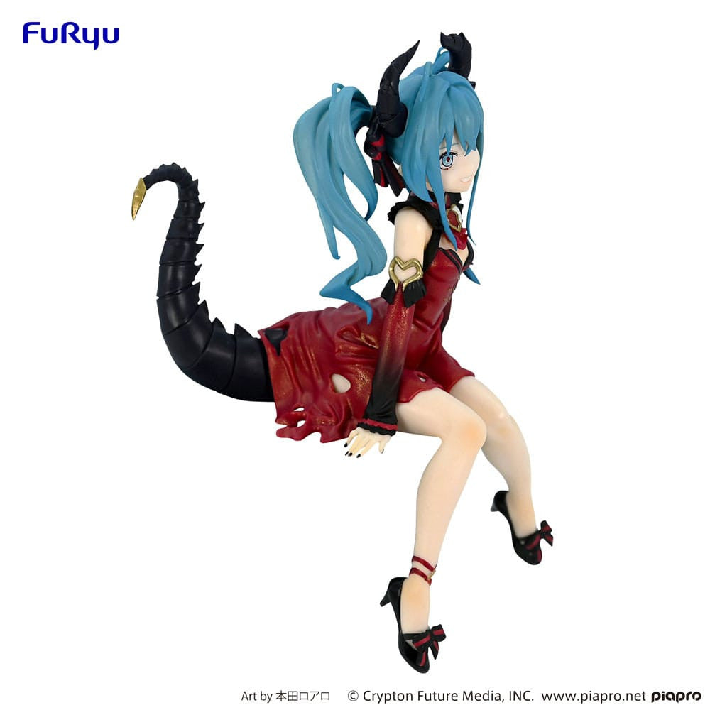 IN STOCK Hatsune Miku Noodle Stopper PVC Statue Hatsune Miku Villain Red Color ver. 16 cm