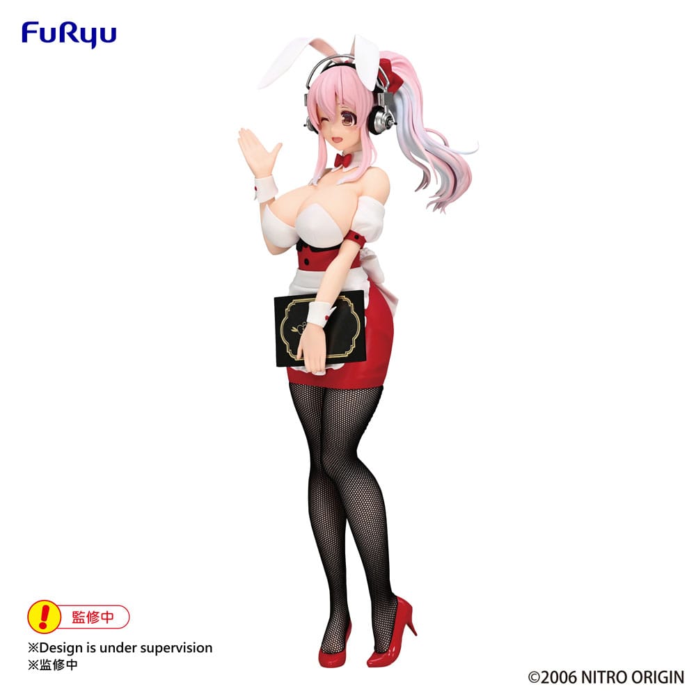 PREORDINE ESAURITO Super Sonico BiCute Bunnies PVC Statue Super Sonico Waitress Ver. 28 cm (H)
