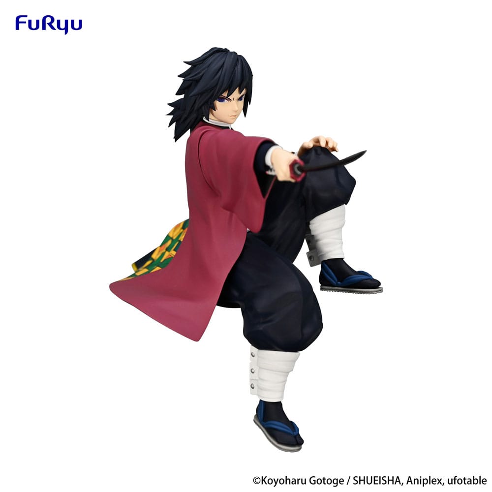 SU ORDINAZIONE Demon Slayer: Kimetsu no Yaiba Noodle Stopper PVC Statue Tomioka Giyu 14 cm