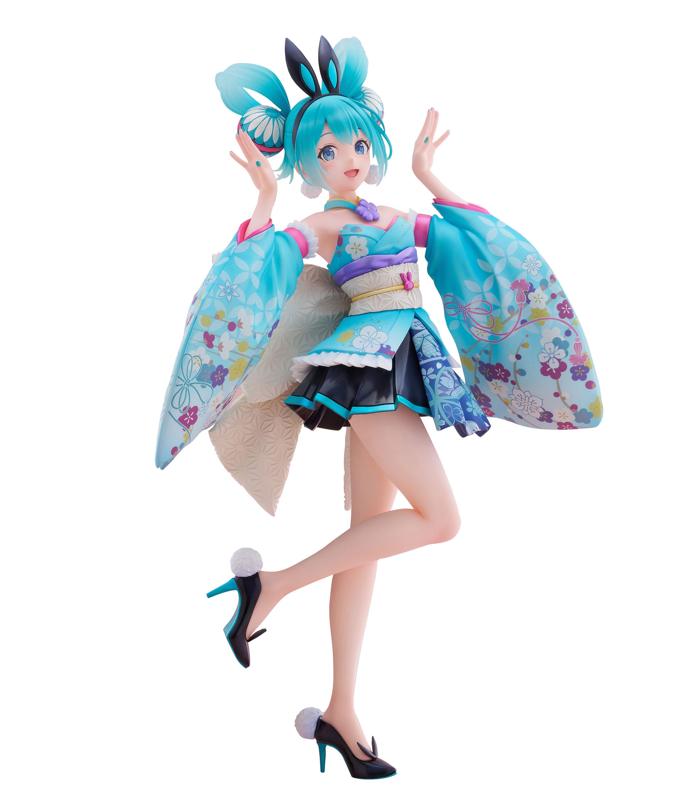 SU ORDINAZIONE Hatsune Miku F:NEX PVC Statue 1/7 Hatsune Miku Wa-bunny 27 cm