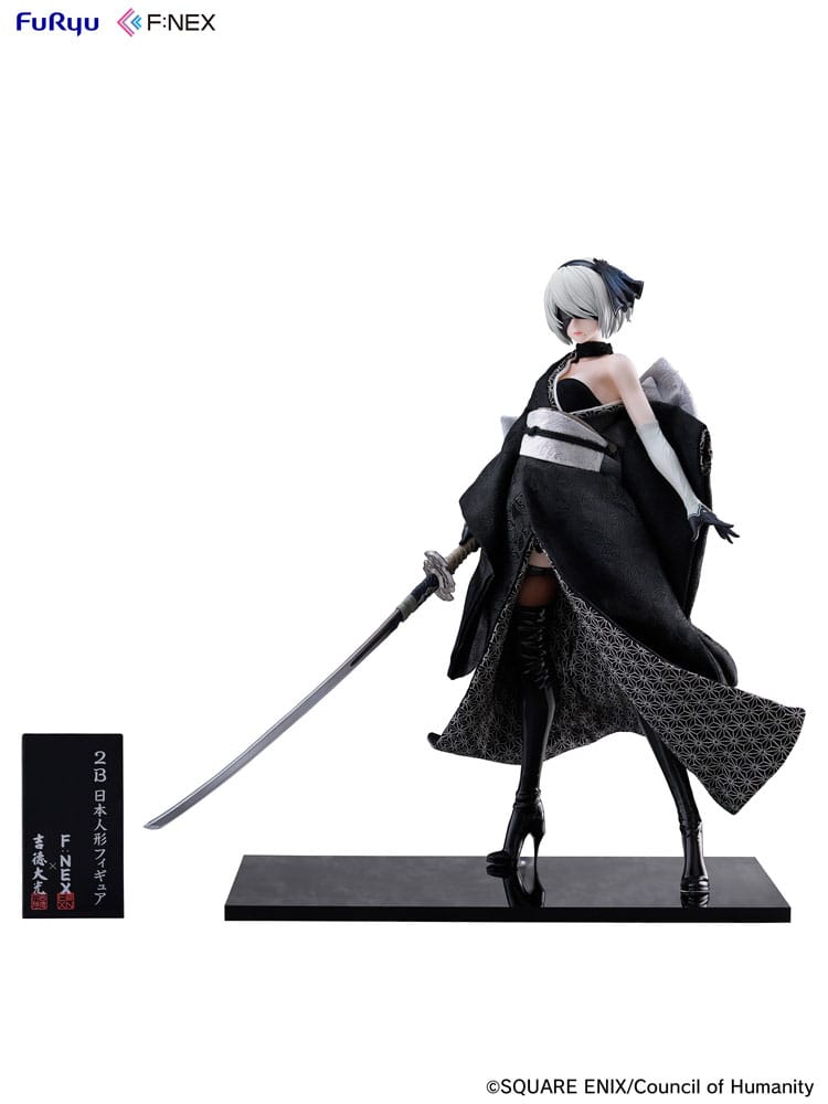 SU ORDINAZIONE Nier: Automata Ver1.1a F:Nex PVC Statue 1/4 2B Japanese Doll 43 cm ESAURITO