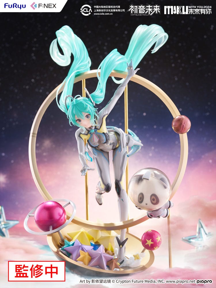 SU ORDINAZIONE Hatsune Miku F:NEX PVC Statue 1/7 Miku with You 2024 Ver. 29 cm 