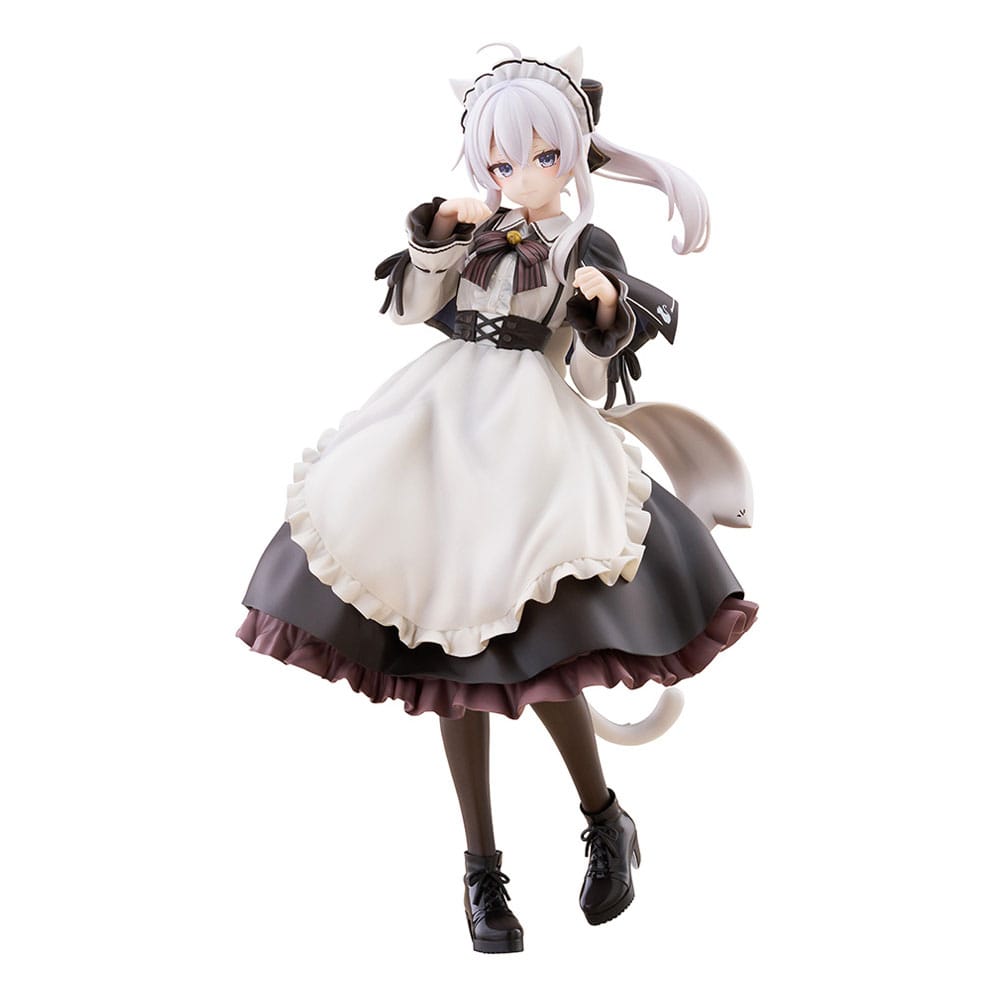 PREORDINE+ 11/2026 (NON CANCELLABILE) Wandering Witch: The Journey of Elaina F:NEX PVC Statue 1/7 Elaina Maid costume with cat ears Ver. 24 cm