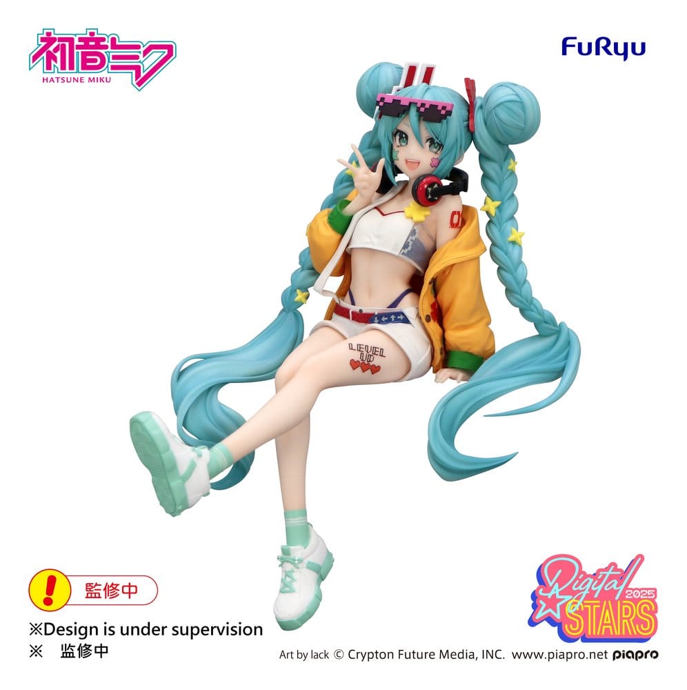 PREORDINE+ 04/2027 Hatsune Miku Noodle Stopper PVC Figure Hatsune Miku Digital Stars 2025 15 cm