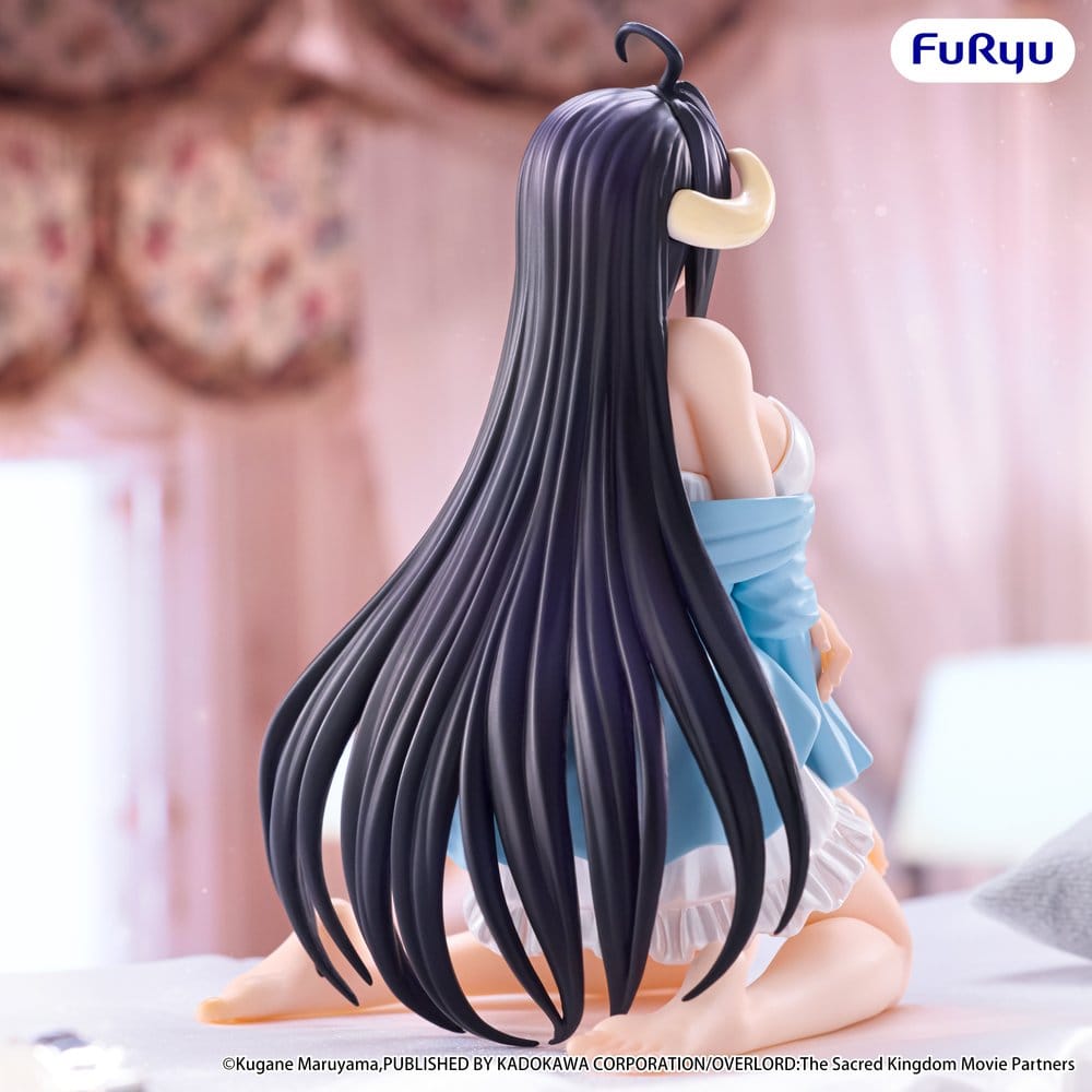 PREORDINE+ 04/2027 Overlord Noodle Stopper PVC Figure Albedo Loungewear Pearl White Ver. 12 cm