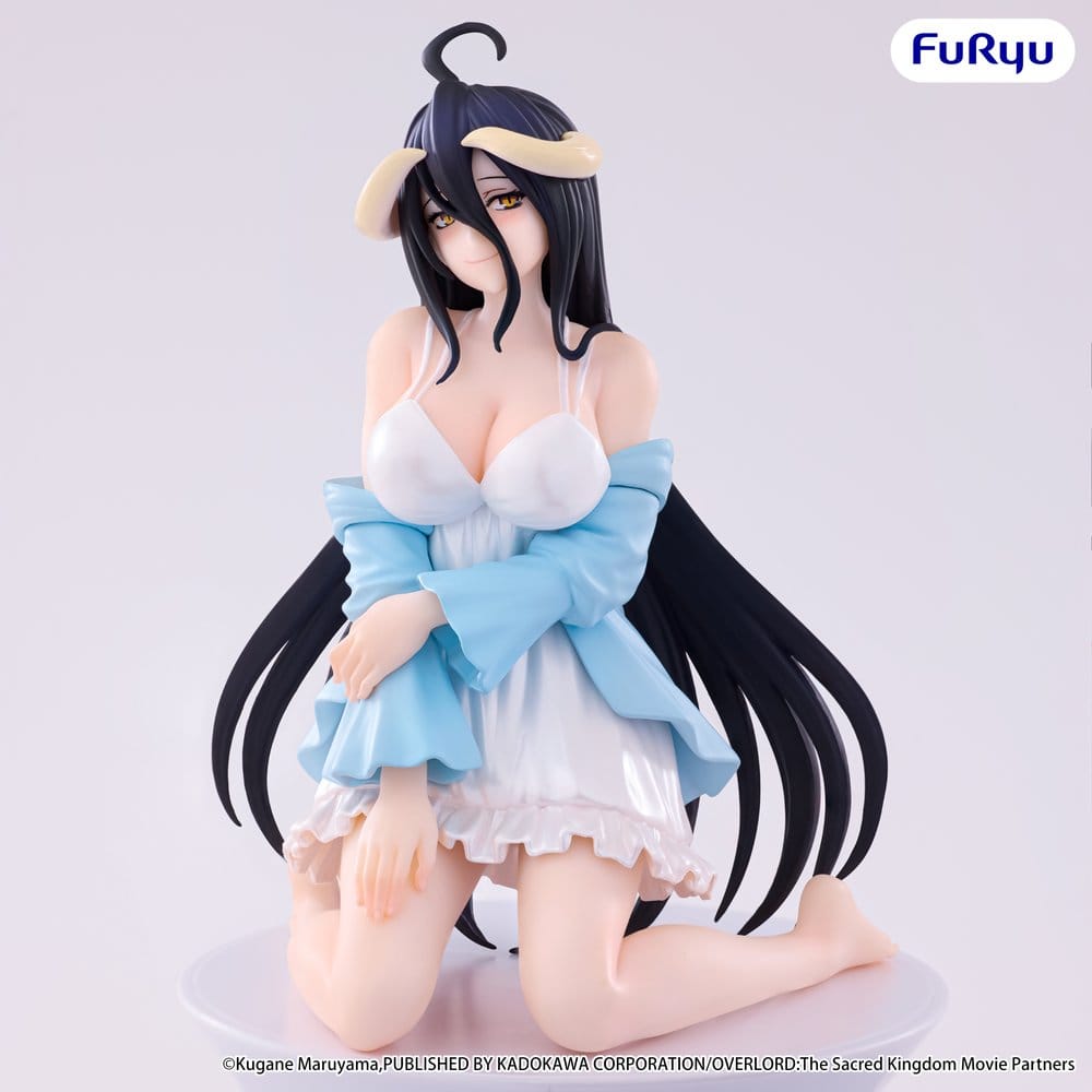 PREORDINE+ 04/2027 Overlord Noodle Stopper PVC Figure Albedo Loungewear Pearl White Ver. 12 cm