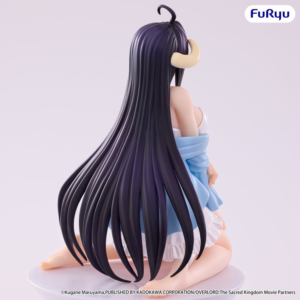 PREORDINE+ 04/2027 Overlord Noodle Stopper PVC Figure Albedo Loungewear Pearl White Ver. 12 cm