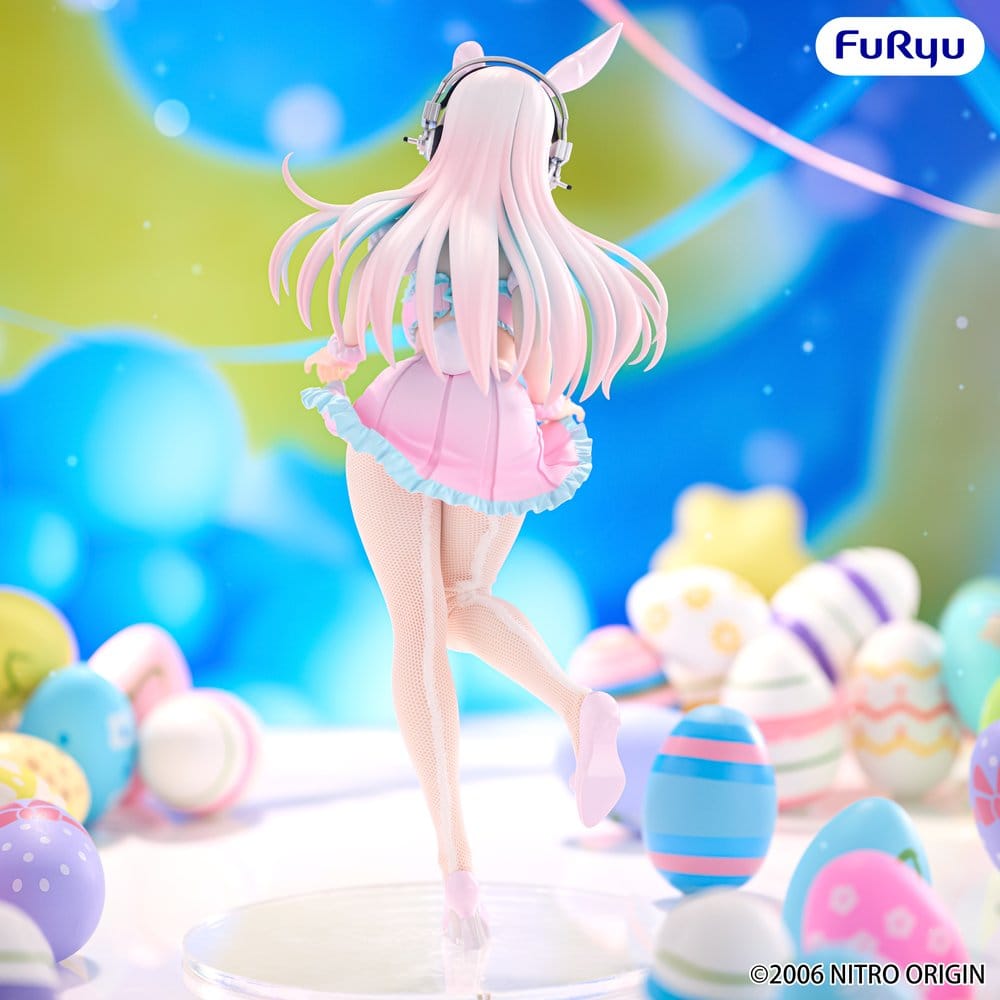 PREORDINE+ 06/2027 Super Sonico BiCute Bunnies PVC Figure Pastel Easter Ver. 29 cm