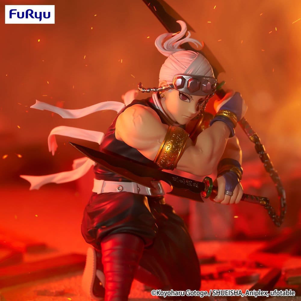 PREORDINE+ 06/2027 Demon Slayer: Kimetsu no Yaiba Noodle Stopper PVC Figure Uzui Tengen 15 cm