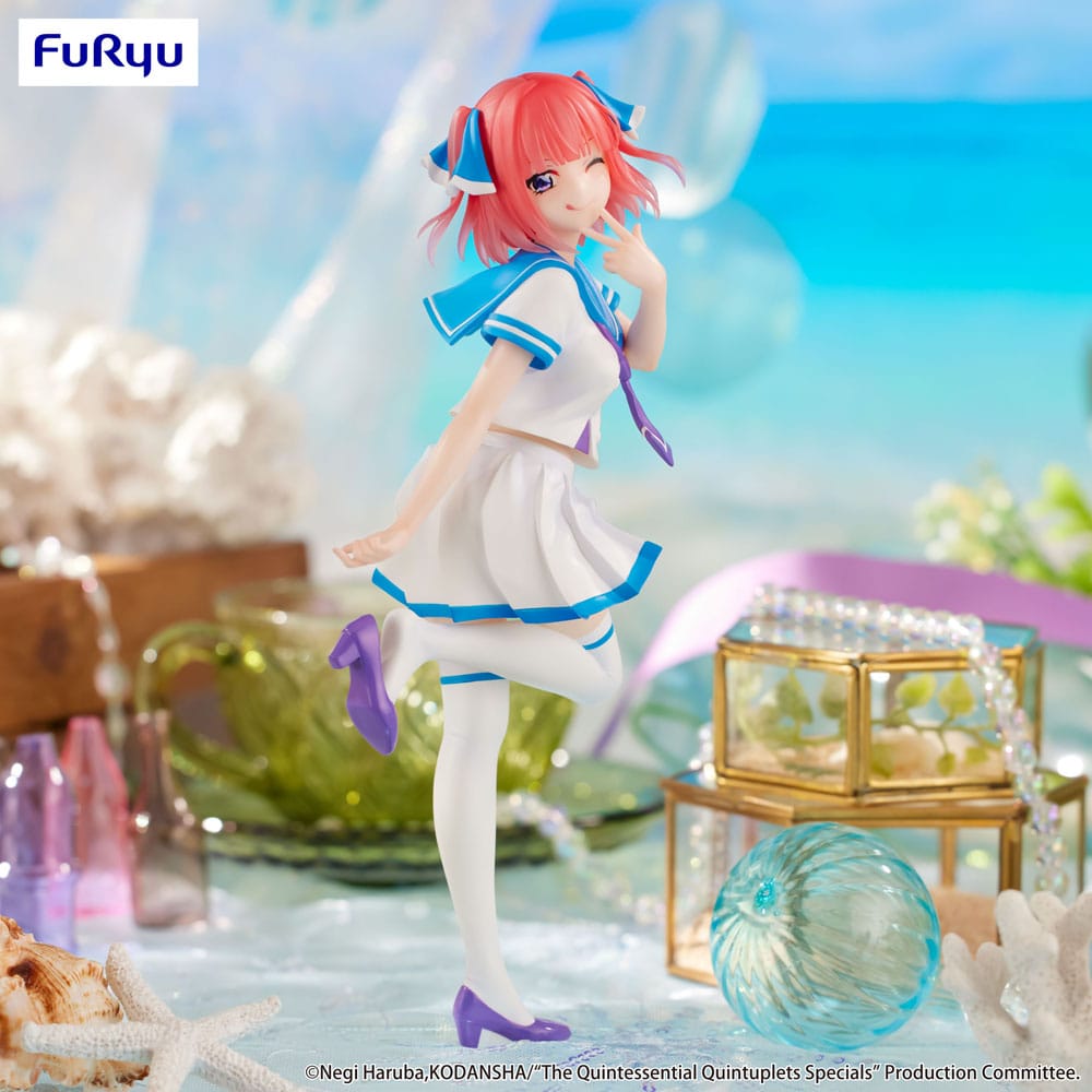 PREORDINE ESAURITO The Quintessential Quintuplets Trio-Try-iT Figure Nakano Nino Marine Look Ver. 21 cm (H)