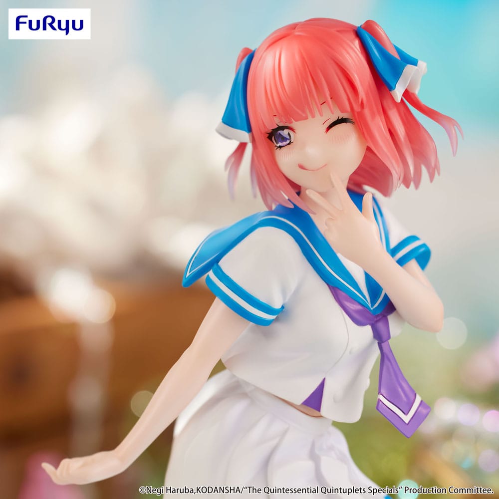 PREORDINE ESAURITO The Quintessential Quintuplets Trio-Try-iT Figure Nakano Nino Marine Look Ver. 21 cm (H)