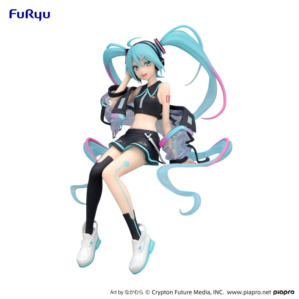 MADE TO ORDER Hatsune Miku Noodle Stopper PVC Statue Neon Cyber ​​16 cm