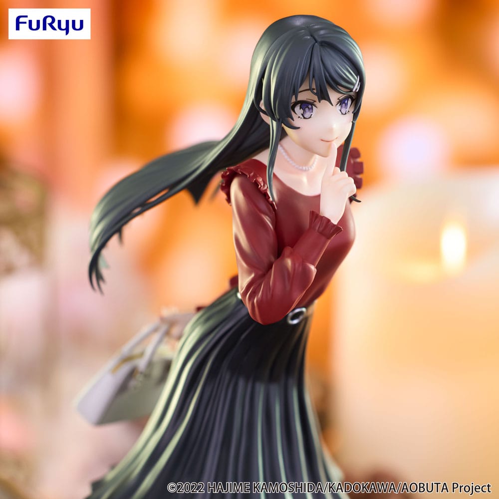 IN STOCK Rascal Does Not Dream of Bunny Girl Senpai Trio-Try-iT PVC Statue Mai Sakurajima Winter Outfit Ver. 21 cm