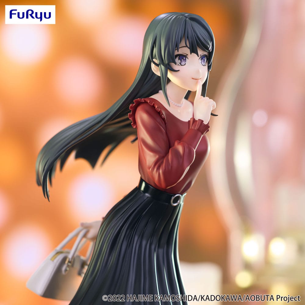 IN STOCK Rascal Does Not Dream of Bunny Girl Senpai Trio-Try-iT PVC Statue Mai Sakurajima Winter Outfit Ver. 21 cm