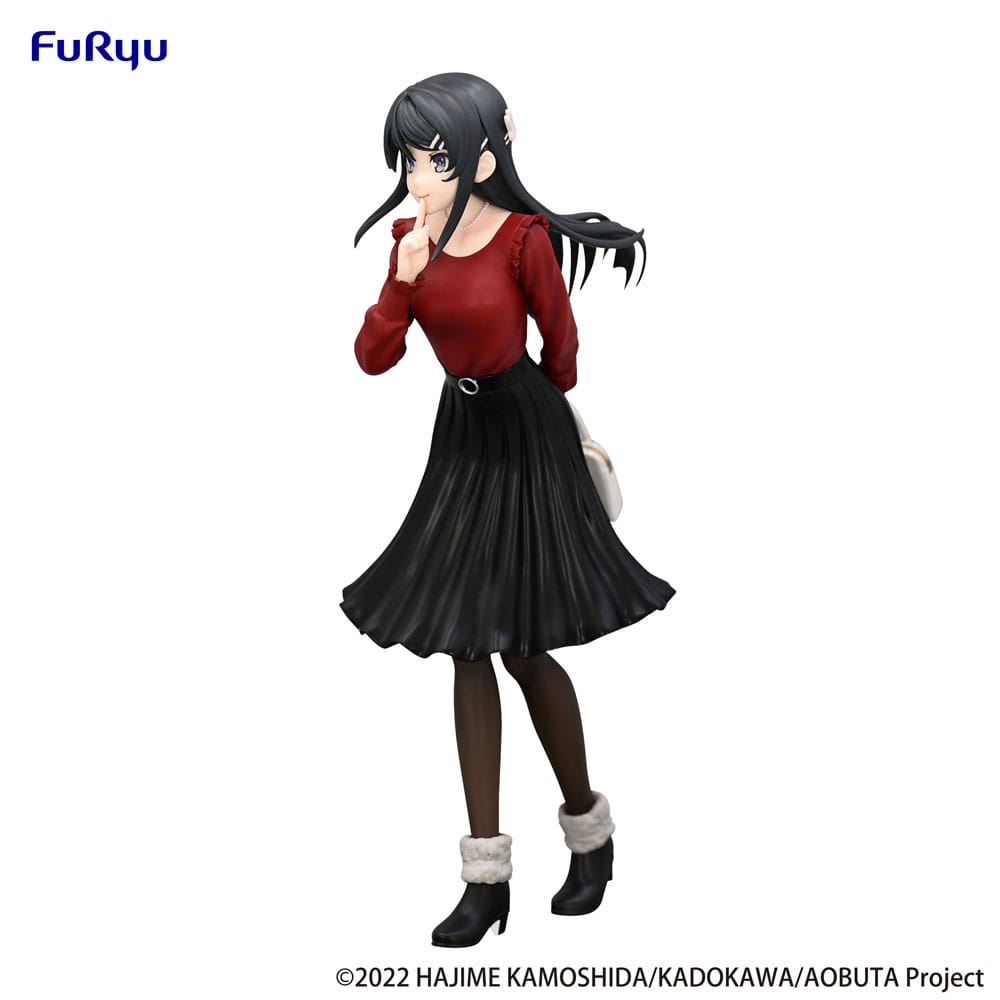 IN STOCK Rascal Does Not Dream of Bunny Girl Senpai Trio-Try-iT PVC Statue Mai Sakurajima Winter Outfit Ver. 21 cm