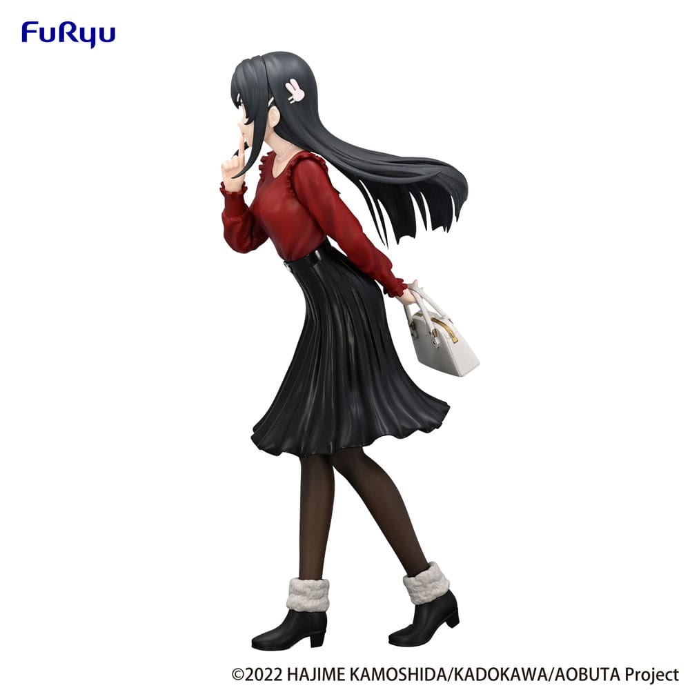 IN STOCK Rascal Does Not Dream of Bunny Girl Senpai Trio-Try-iT PVC Statue Mai Sakurajima Winter Outfit Ver. 21 cm