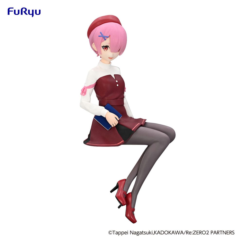 Auf Bestellung gefertigt: Re:Zero Starting Life in Another World Noodle Stopper PVC-Statue Ram Book Girl Ver. 14 cm *SONDERPREIS*