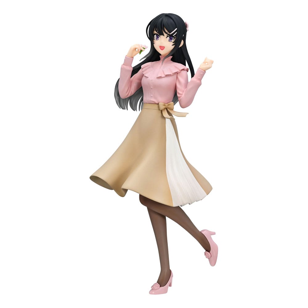 SU ORDINAZIONE Rascal Does Not Dream of Bunny Girl Senpai Trio-Try-iT PVC Statue Mai Sakurajima Spring Outfit Ver. 21 cm *PREZZO SPECIALE*
