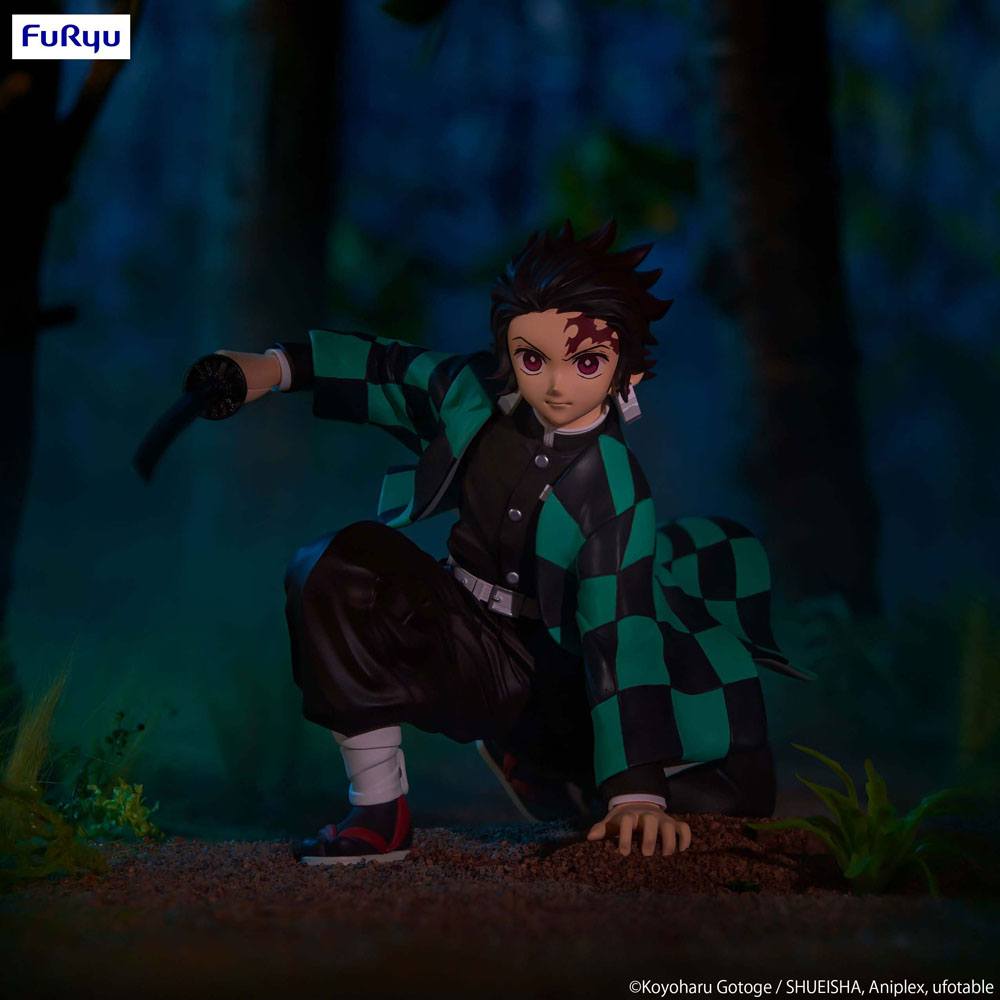 PREORDINE+ 10/2025 Demon Slayer: Kimetsu no Yaiba Noodle Stopper PVC Statue Kamado Tanjiro 13 cm