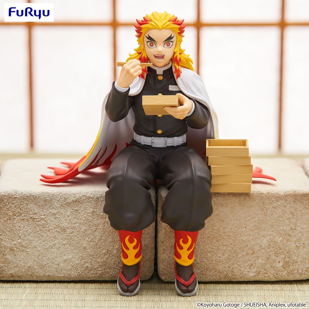 PREORDINE+ 10/2025 Demon Slayer: Kimetsu no Yaiba Noodle Stopper PVC Statue Rengoku Kyojuro 14 cm