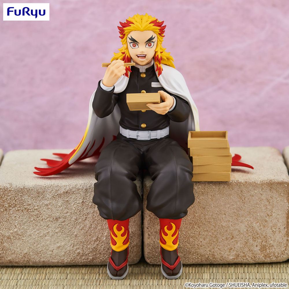 PREORDINE+ 10/2025 Demon Slayer: Kimetsu no Yaiba Noodle Stopper PVC Statue Rengoku Kyojuro 14 cm