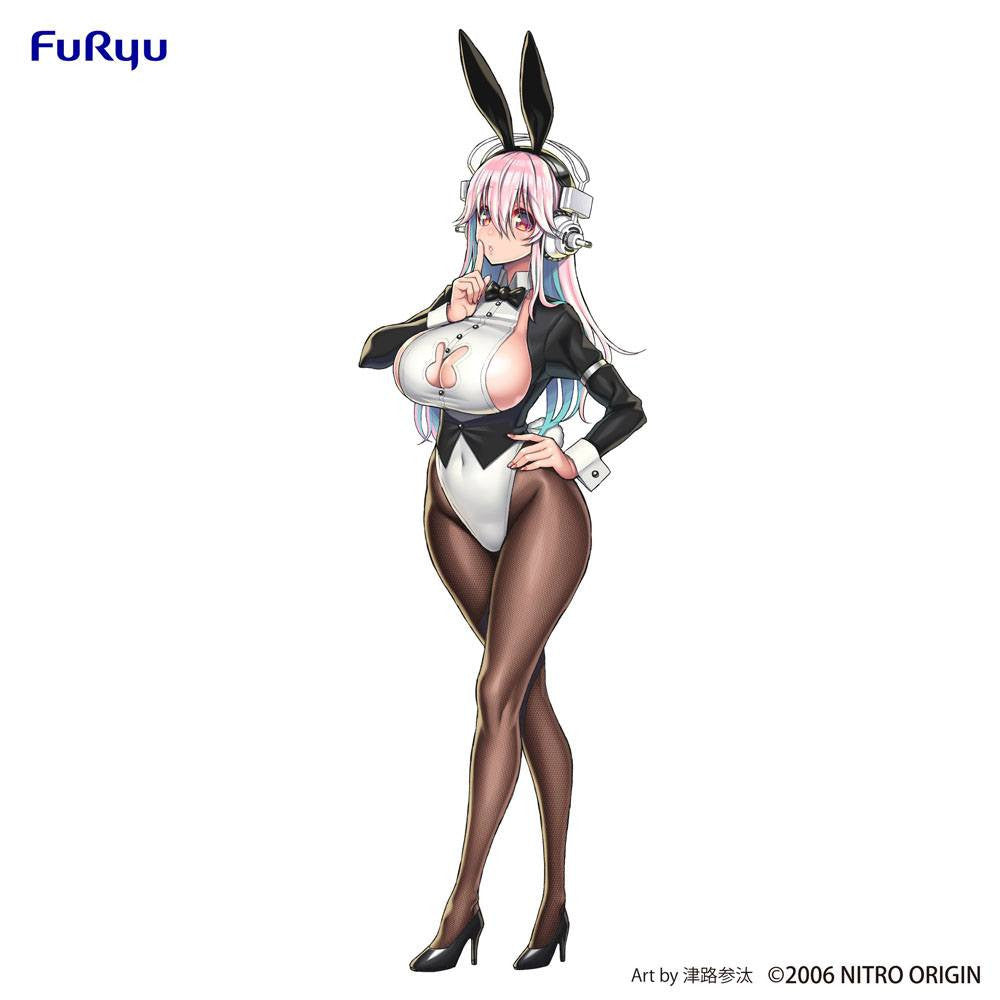 Super Sonico BiCute Bunnies PVC Statue Super Sonico Newly Drawn Costume Ver. 30 cm