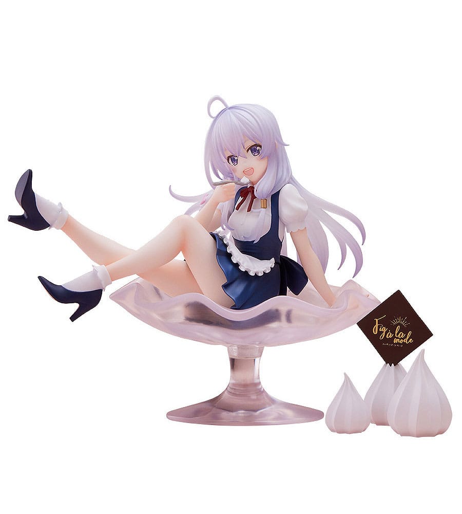 ON ORDER Wandering Witch: The Journey of Elaina Tenitol Fig à la mode PVC Statue 12 cm *SPECIAL PRICE* SOLD OUT