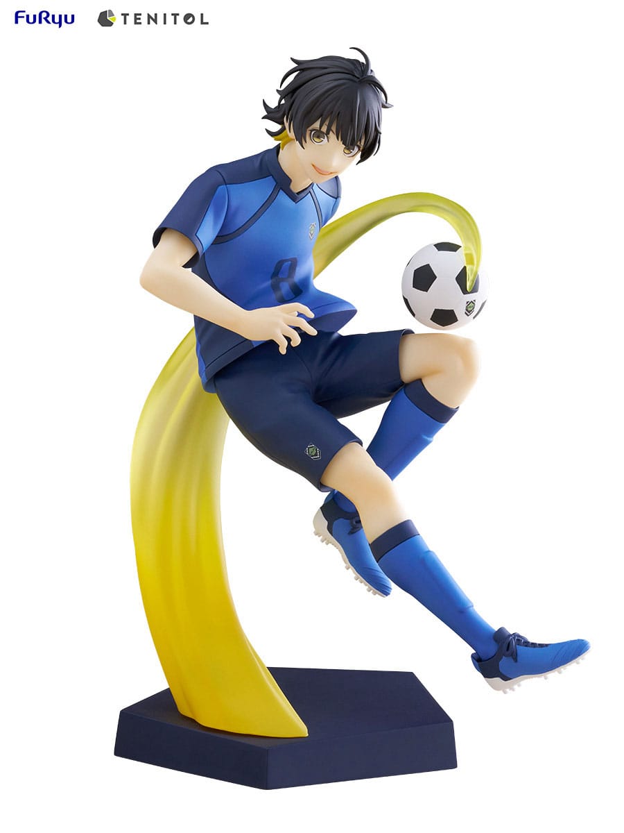 PREORDINE ESAURITO Blue Lock Tenitol PVC Statue Meguru Bachira 19 cm