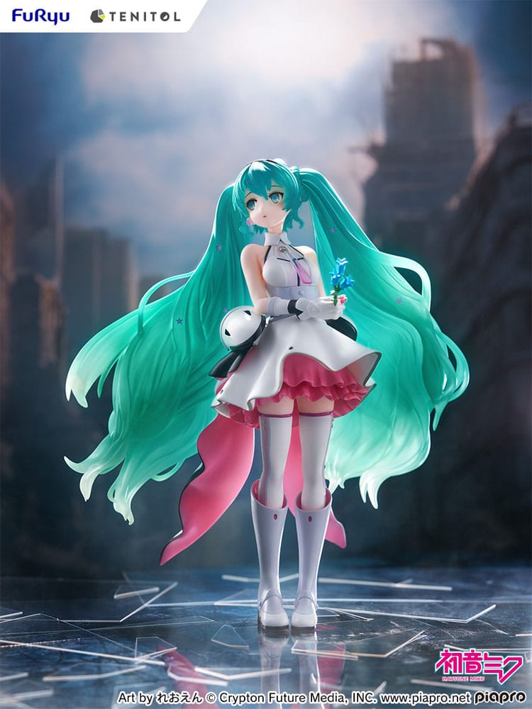 PREORDINE+ 01/2026 Hatsune Miku Tenitol PVC Statue Hatsune Miku Galaxy Live Ver. 21 cm